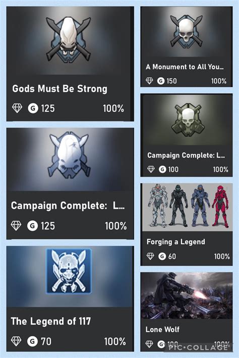 7 Legendary achievements : r/halo