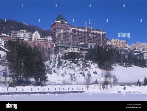 Badrutt s Palace Hotel Grand Hotel Kulm St Moritz Village i th winter Stock Photo: 1133981 - Alamy