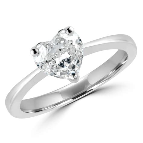 Heart Shaped Engagement Ring | Bijoux Majesty