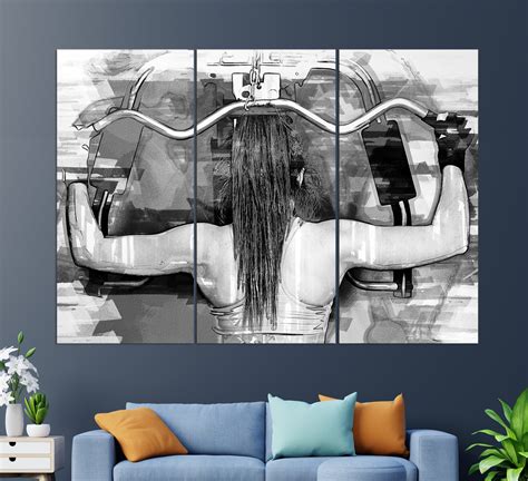 Gym Wall Decor Gym Wall Art Home Gym Decor Fitness Girl - Etsy