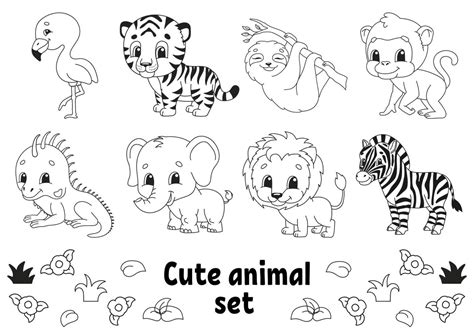 Coloring Pages Of Cartoon Animals