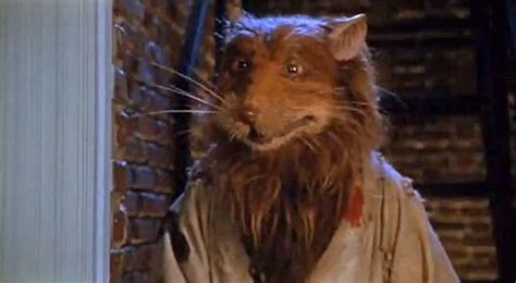 Prior to Teenage Mutant Ninja Turtles (1990), Splinter the Rat tried to join the police force ...