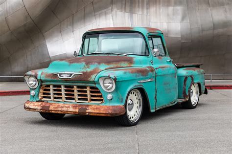 350-Powered 1955 Chevrolet 3100 Big Window Pickup for sale on BaT ...