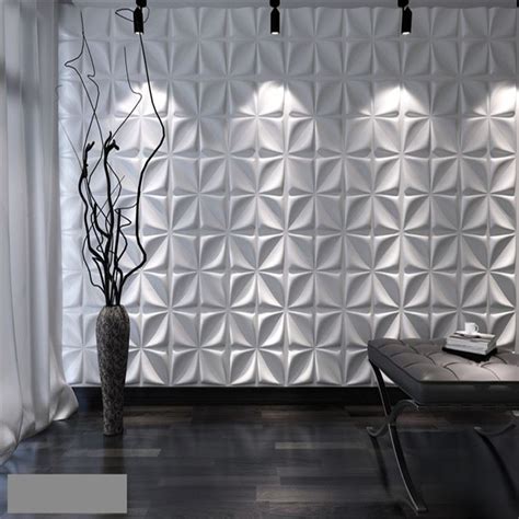 PVC 3D Wall panel Decorative Wall Ceiling Tiles Cladding Wallpaper ...