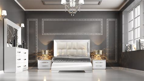 Carmen White Modern Italian Bedroom set - N Star Modern Furniture