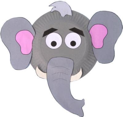 Paper Plate Elephant Craft