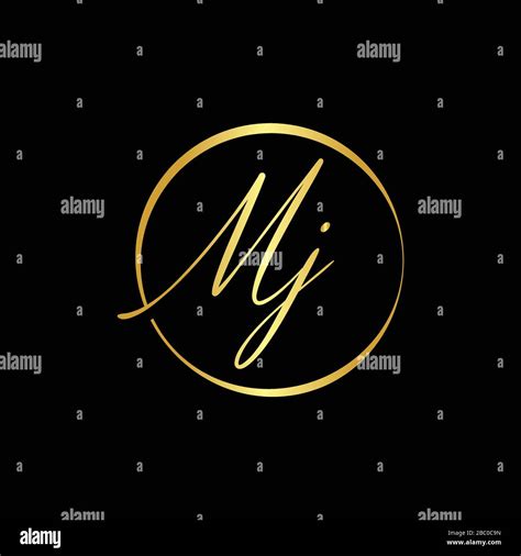 Initial MJ letter Logo vector Template. Abstract Letter MJ logo Design. Minimalist Linked Letter ...