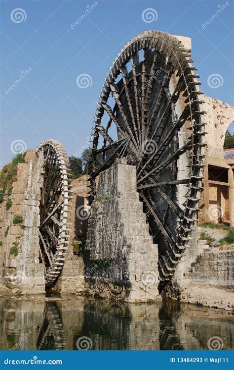 Syria - Hama stock image. Image of noria, site, historical - 13484293