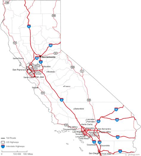 Map of California