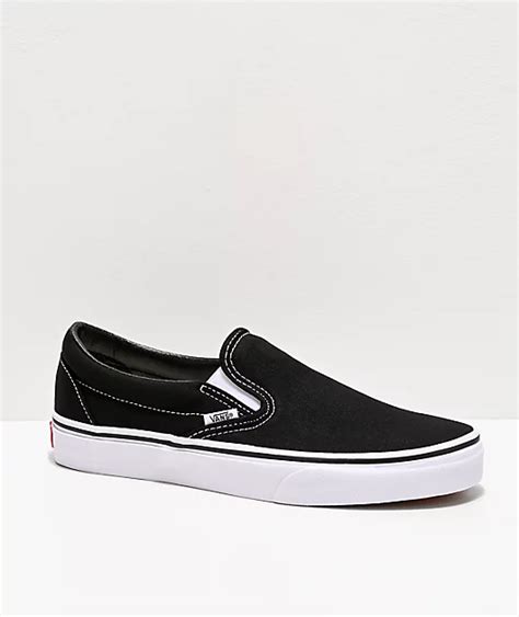 Vans Classic Slip-On Black & White Shoes