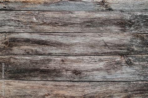 Horizontal wooden planks texture. Old rustic wood, aged table, wall, floor background Stock ...