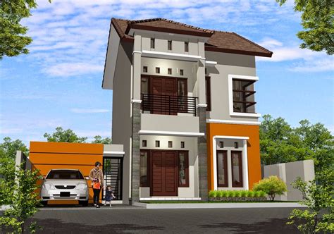 8 Inspirasi Desain Rumah Minimalis 2 Lantai 6x12 Estetik Terbaru