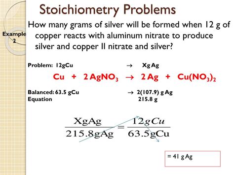 Stoichiometry Examples