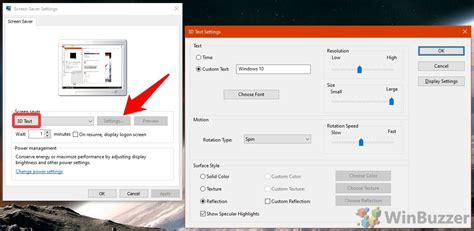 Windows 10 How To Set A Screen Saver And Change Screen Saver Settings | winbuzzer