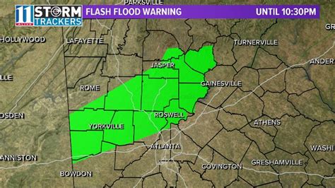 Flash Flood Warning issued for parts of north Georgia | 11alive.com