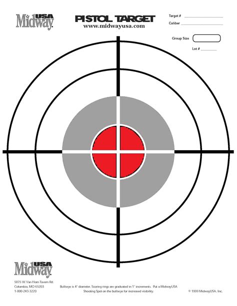 60 Fun Printable Targets | Kittybabylove - Free Printable Shooting ...