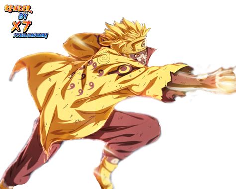 Naruto Six Paths Render By X7DeviantaArt by X7DeviantaArt on DeviantArt