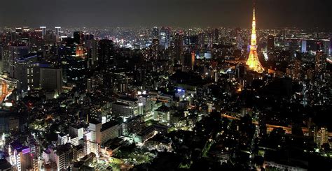 Tokyo By Night Skyline, Japan by Fototrav