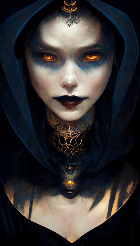 Witch Dark Fantasy Character Design Digital Art Women Evil Queen ...