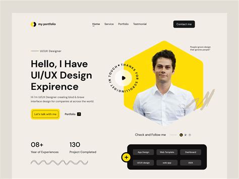 Portfolio Header Design by Sajib Rahman on Dribbble