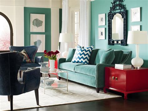 Jazz Up Your Decor with Pops of Turquoise + Red | HGTV's Defend the ...