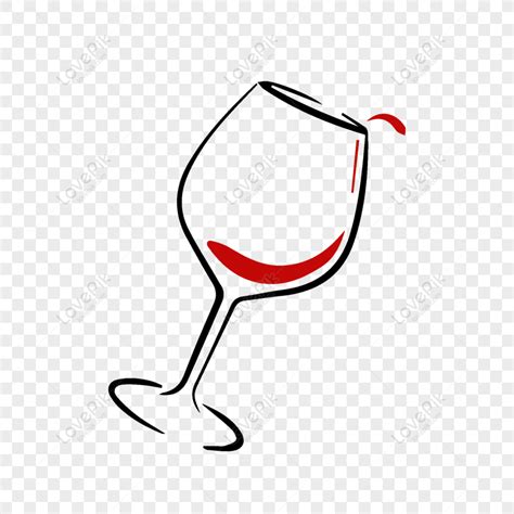 Free Cartoon Red Wine Glass Vector, Commercial Elements, Cartoon ...