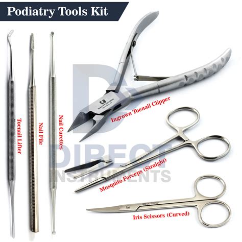 Chiropody Podiatry Tools Kit Toenail Pedicure Ingrown Cutter Pedicure Scissors | eBay