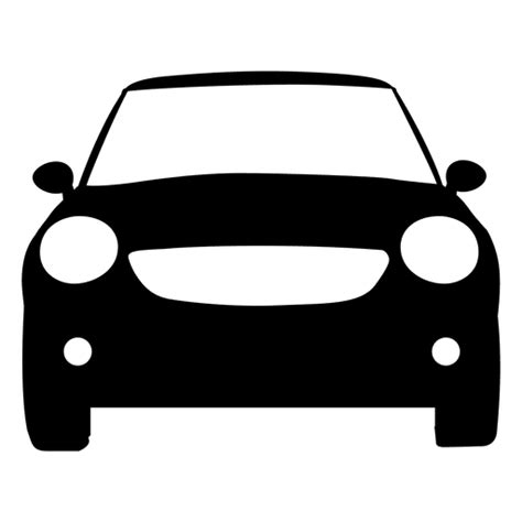 City car front view silhouette #AD , #Paid, #Ad, #car, #silhouette, # ...