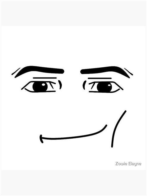 "roblox man face" Sticker for Sale by Zowie Elayne | Redbubble