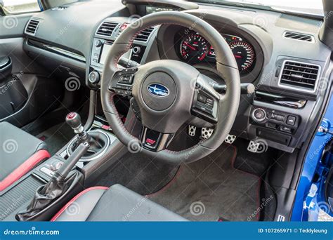 Subaru WRX STI 2017 Interior Editorial Photo - Image of small, subaru: 107265971