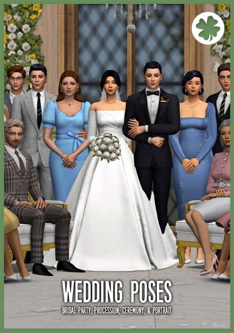 🍀🍉 | Sims 4 couple poses, Wedding poses, Sims 4 wedding dress