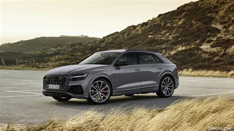 2022 Audi Q8 S Line Competition Plus (Color: Nardo Gray) | Front Three-Quarter