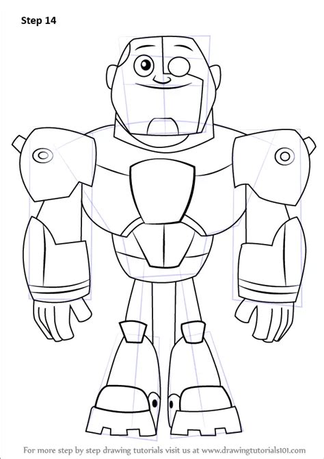 Cyborg From Teen Titans Pages Coloring Pages