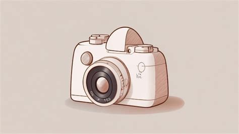 Premium AI Image | Capture the World A Cute Camera Drawing