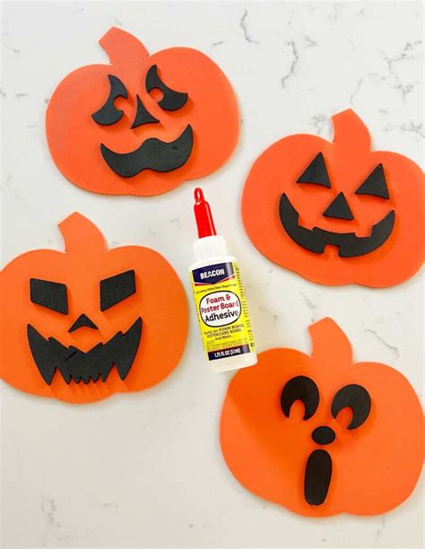 Jack O'lantern Faces Printable - Weekend Craft