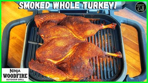 NINJA WOODFIRE GRILL SMOKED WHOLE TURKEY! | Ninja Woodfire Grill ...