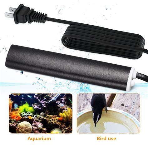 50W Adjustable Aquarium Heater Super Short Submersible Fish Tank Heater ...