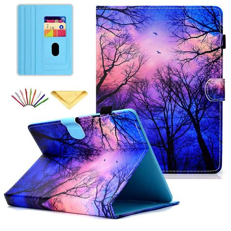 Universal 8" Tablet Flip Case PU Leather Shockproof Stand Case Built-in Card Slots For iPad Mini ...