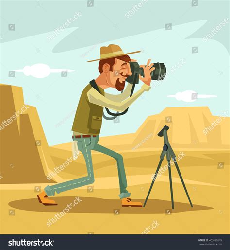 Photographer Character Vector Flat Cartoon Illustration Stock Vector (Royalty Free) 403480579 ...