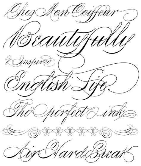 9 Free Calligraphy Fonts Letters Images - Calligraphy Alphabet Font Script, Cursive Tattoo Fonts ...