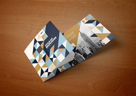 Square Cool Pattern Trifold on Behance