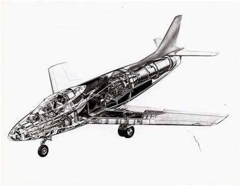 Feast Your Eyes On These Rare Aircraft Cutaway Drawings | Gizmodo Australia