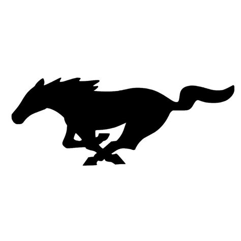 Ford Mustang Running Horse Pony Racing Vinyl Decal Window Sticker Car ...