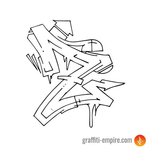 Graffiti Letter Z: inspirational images and tutorial