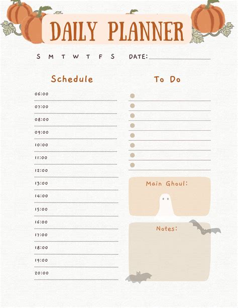 Cute Notes Fall Themed Digital Planner Daily Planner for - Etsy