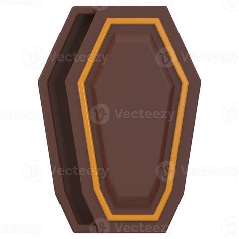 Free 3d rendering halloween icon - coffin 11222226 PNG with Transparent Background