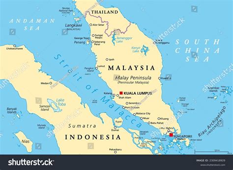 Malay Peninsula Map