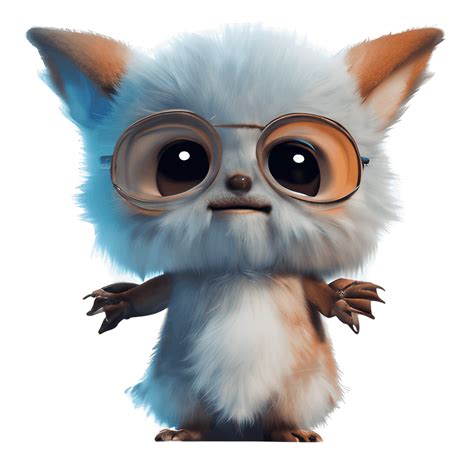 Fluffy Cute Gizmo from Gremlins · Creative Fabrica