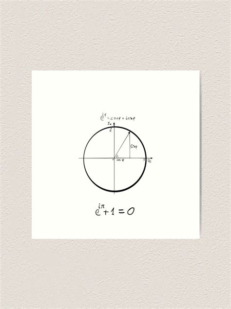 "Euler's identity" Art Print for Sale by bermudavid | Redbubble