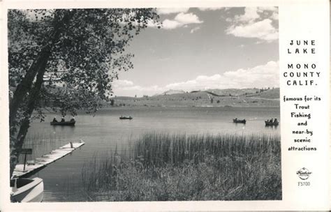 June Lake, Mono County, California, Famous for its Trout Fishing and ...